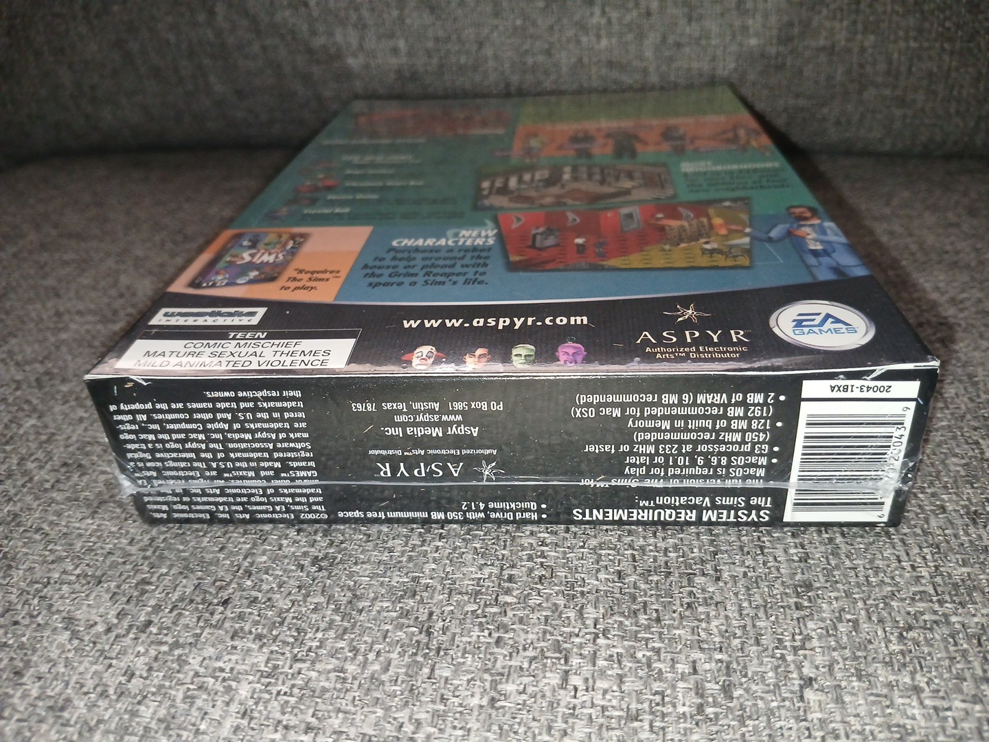 NEW FACTORY SEALED Sims: Livin’ Large Expansion Pack Mac PC (Apple, 2000)