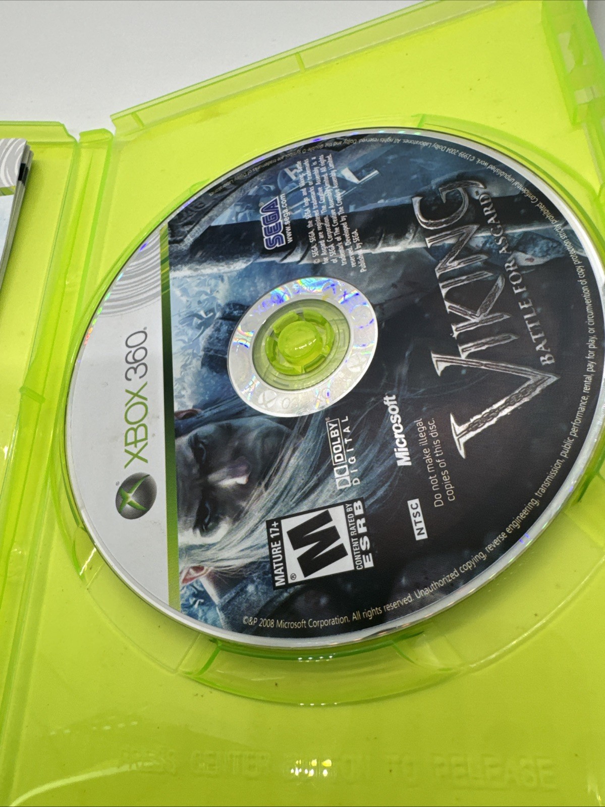 Viking: Battle for Asgard (Microsoft Xbox 360, 2008)