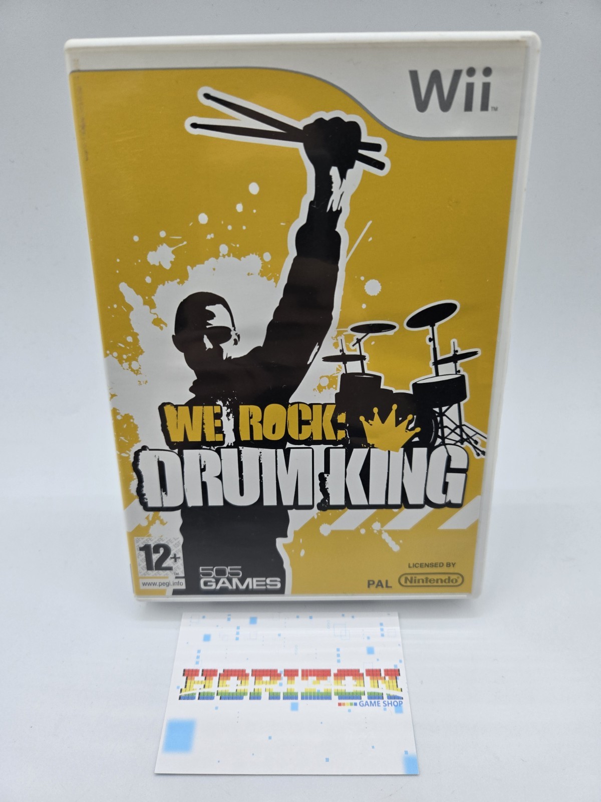 We Rock Drum King Nintendo Wii PAL (Italy) Music Game With Manual 1 Copy