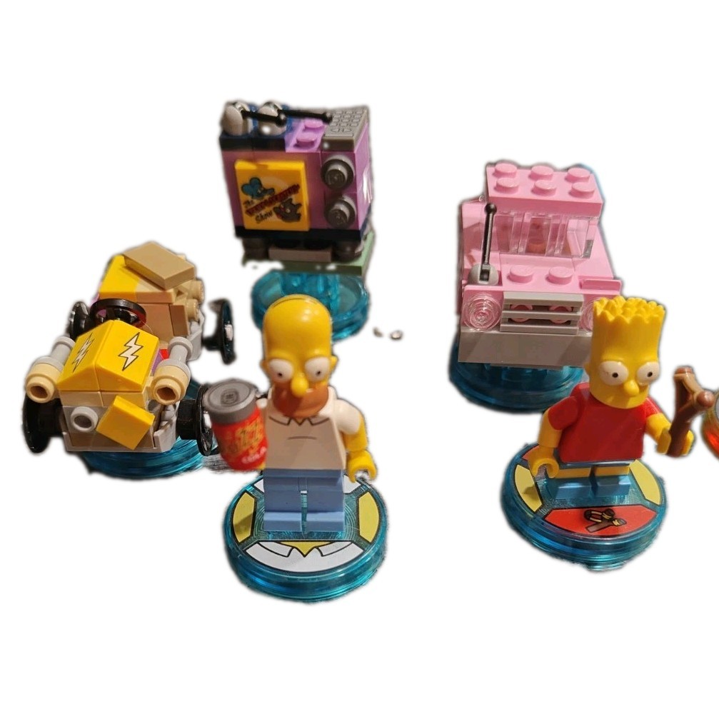 LEGO Dimensions Lot of Character Figures & Vehicles & Case