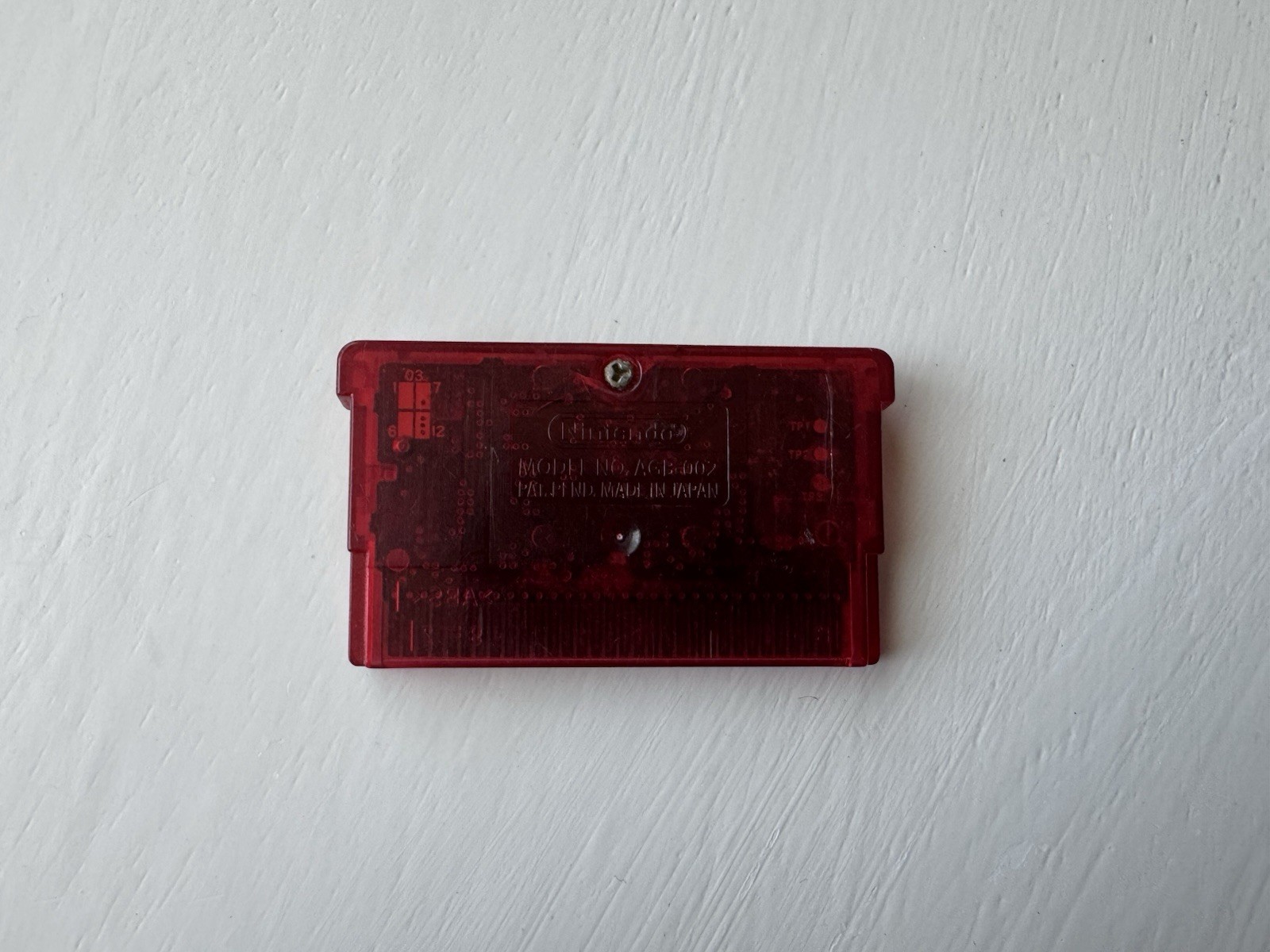 Pokémon Ruby Version GBA Cart Only, Dry Internal Battery, TESTED, Authentic