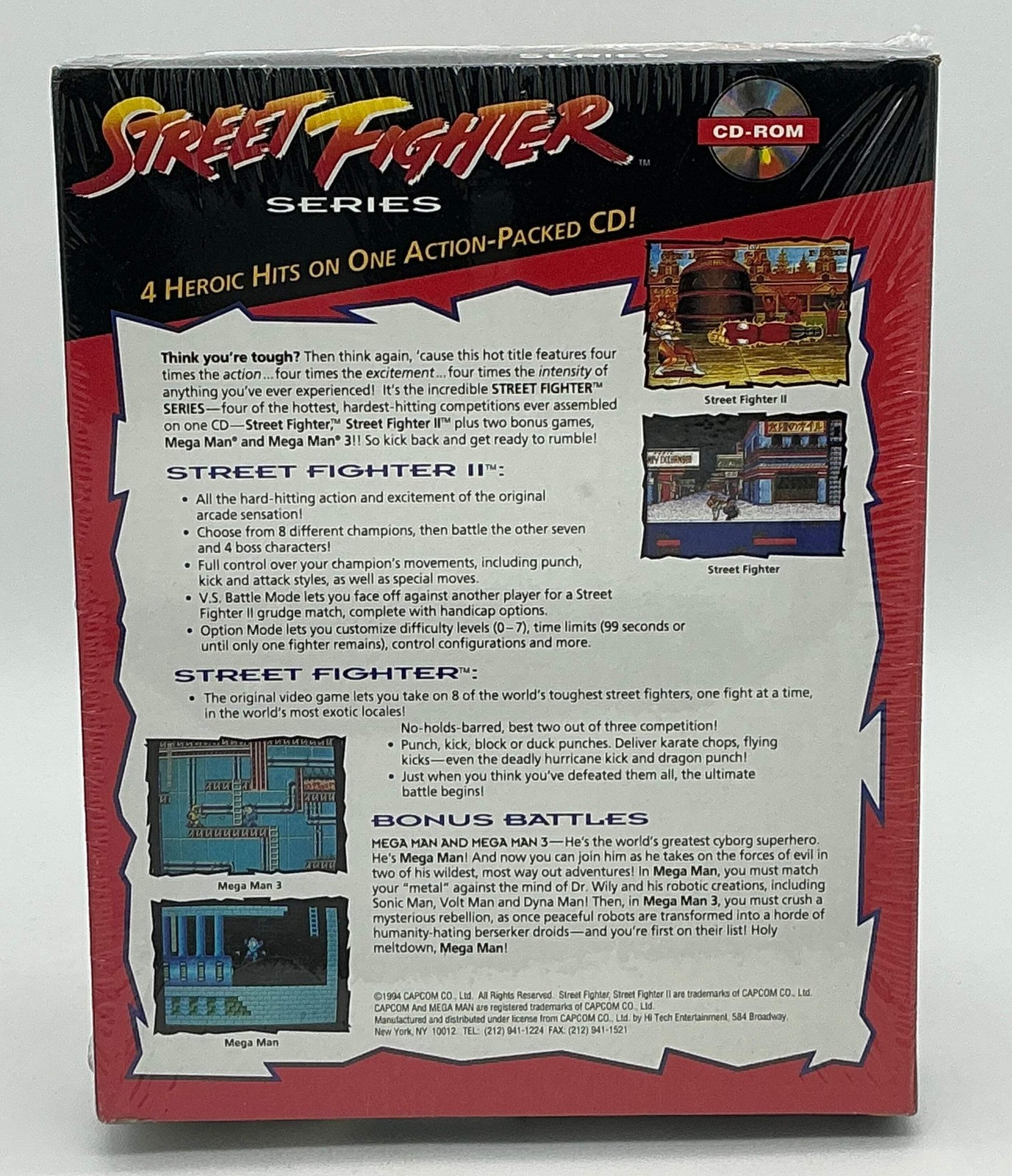 Street Fighter Series PC (DOS CD-ROM) NEW Sealed