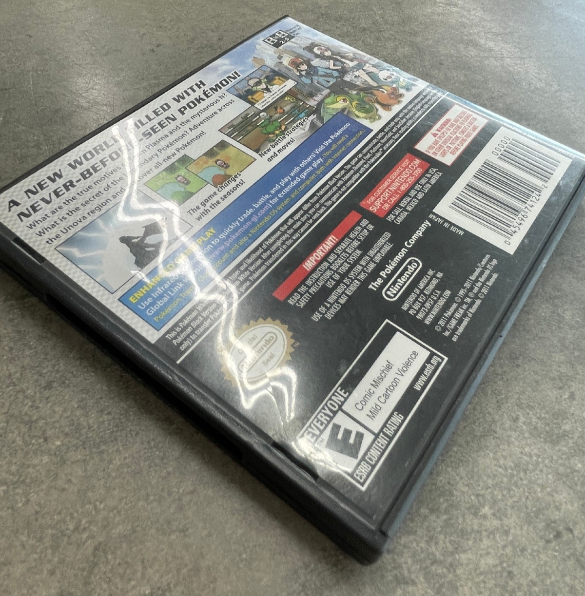 Pokemon White Version 1 AUTHENTIC GENUINE Nintendo DS 3DS 2DS XL COMPLETE CIB