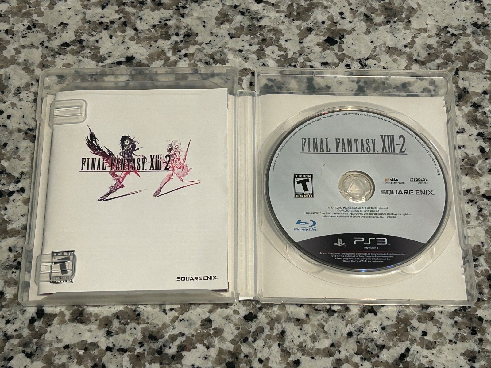 Final Fantasy XIII-2 (Sony PlayStation 3, 2012) CIB + Insert Cleaned & Tested