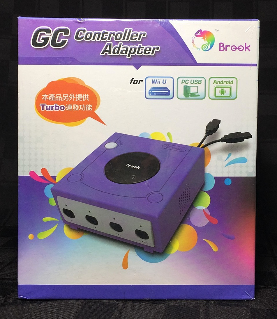 NEW sealed CONTROLLER ADAPTER Gamecube WII U Switch BROOK DESIGN Smash Bros GC