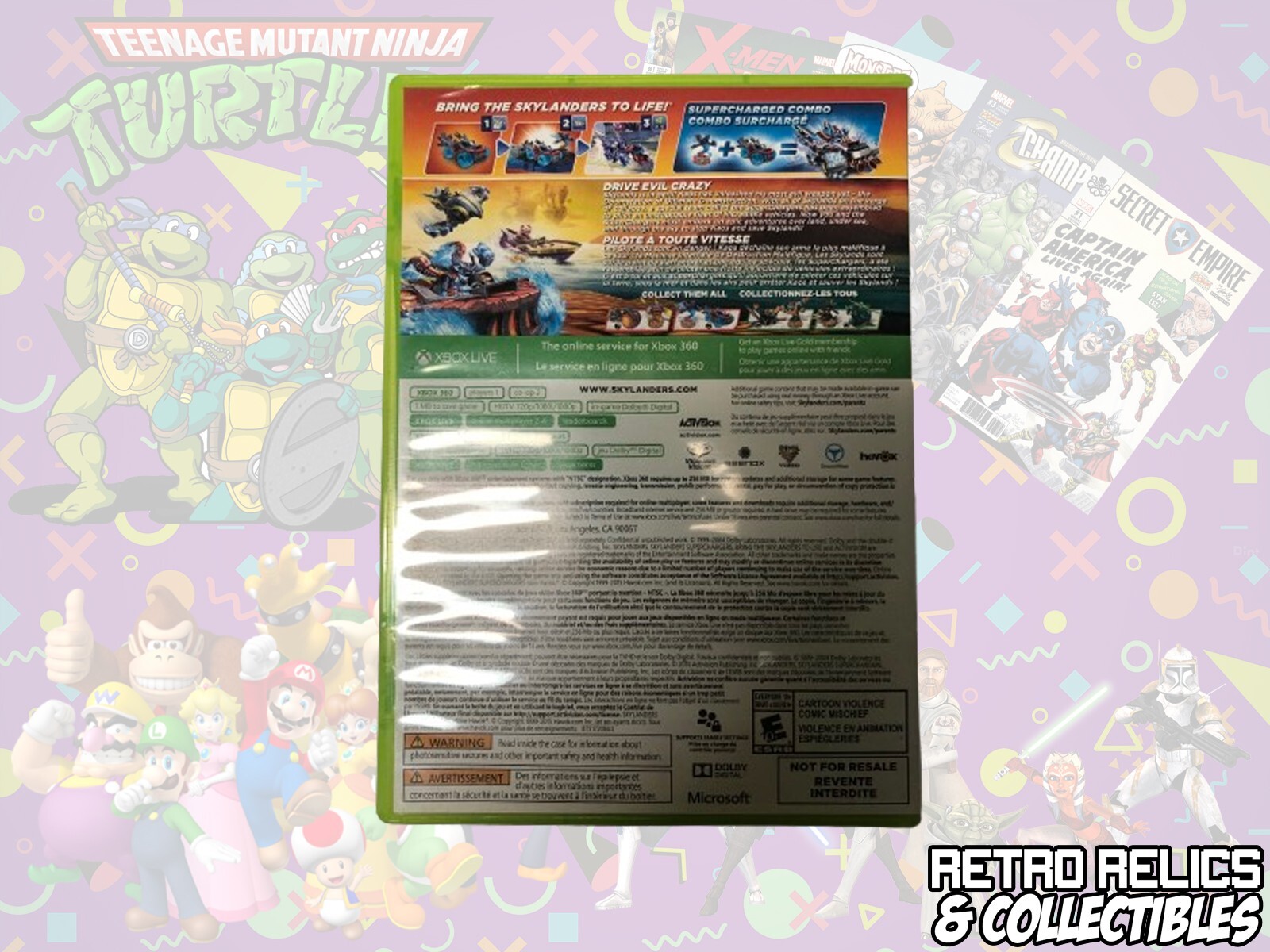 Skylanders: Super Chargers (Xbox 360) Case And Game Disc Only
