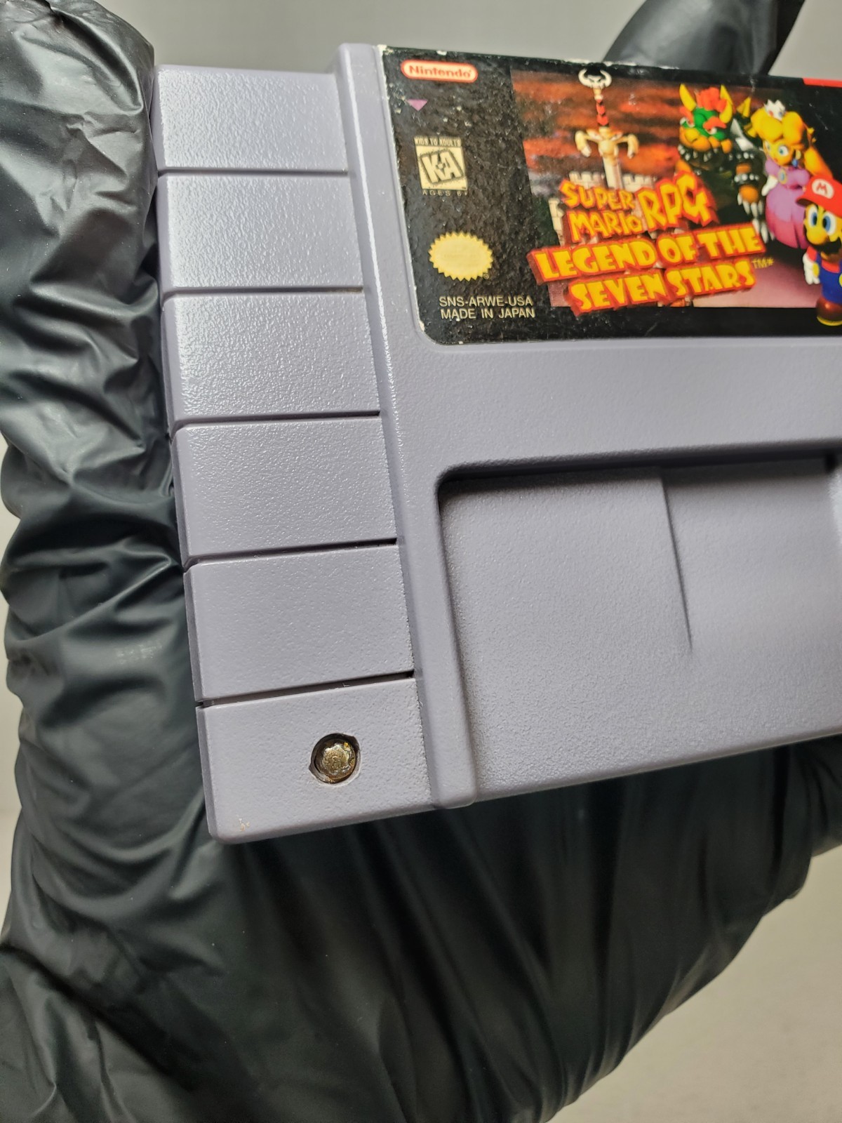 Super Mario RPG Legend Of The Seven Stars ⭐️ AUTHENTIC Cartridge w Cover TESTED✅