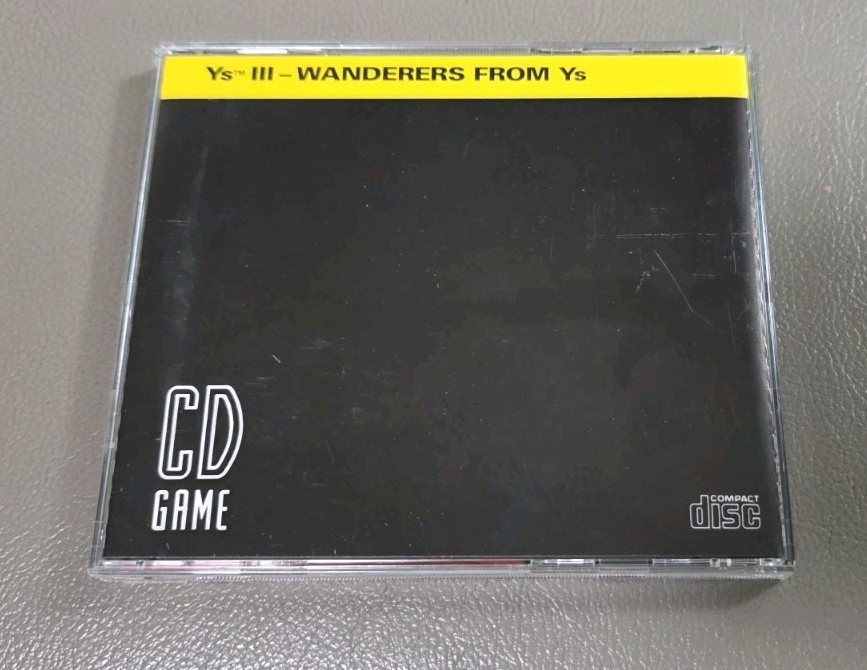 Ys III 3: Wanderers From Ys for TurboGrafx 16 CD / TurboDUO – Complete