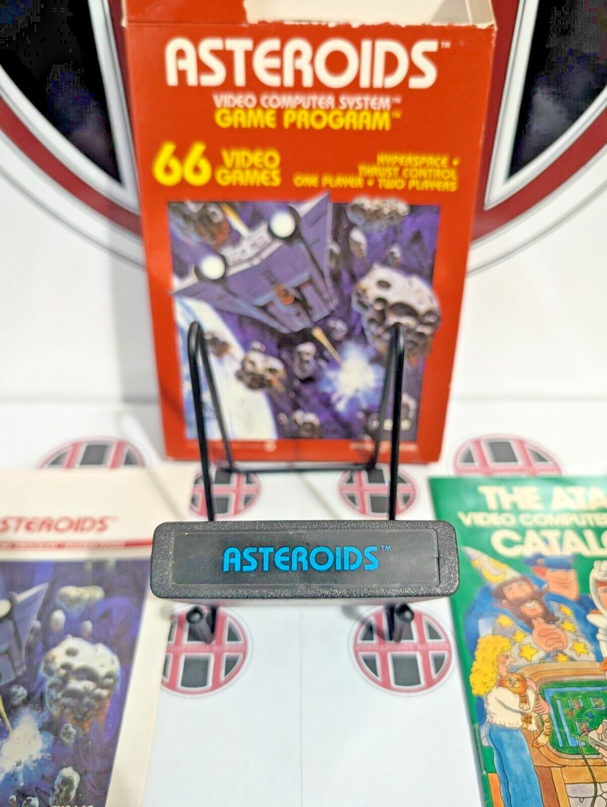 Asteroids – Atari 2600 – CIB – Cleaned/Tested – See Description**