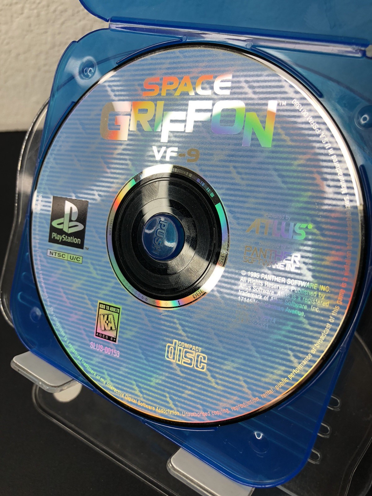 Space Griffon VF-9 Playstation Disc ONLY 1995 Altus Robot RPG Works Sony Action