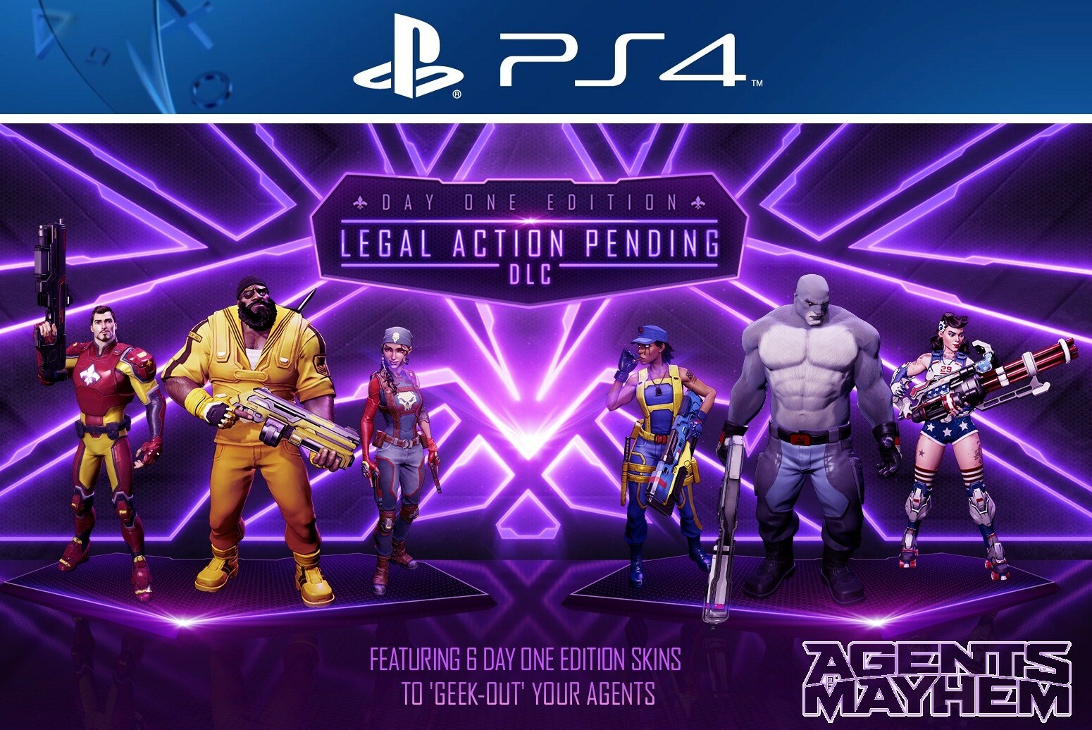 Agents of Mayhem – Legal Action Pending Day One DLC (PS4)
