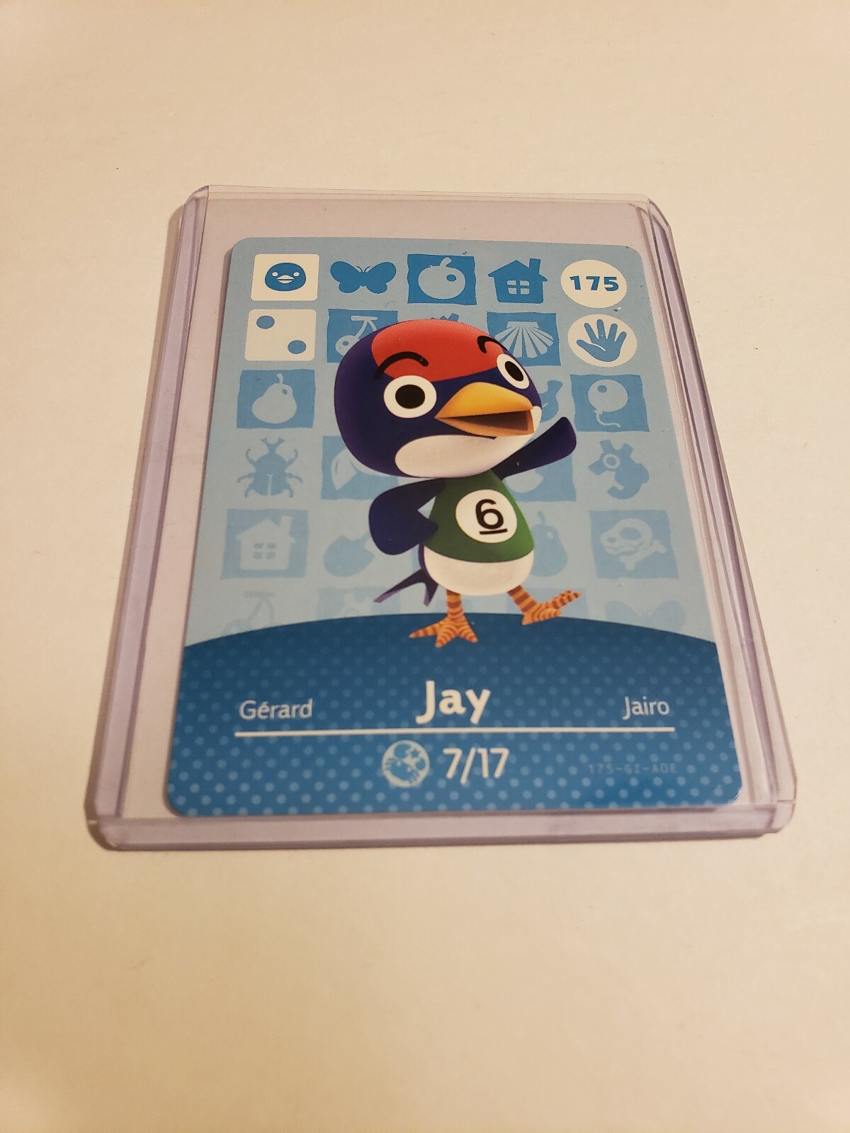!SUPER SALE! Jay # 175 Animal Crossing Amiibo Card Horizons Series 2 MINT!!!