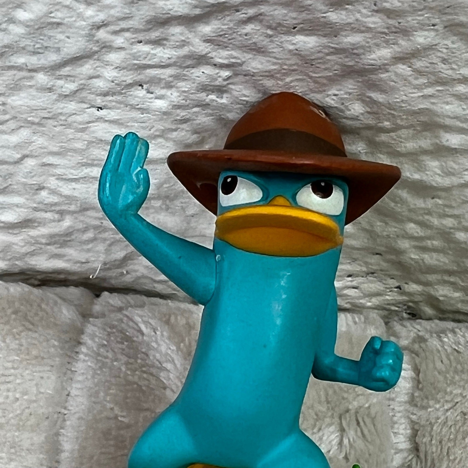 Disney Infinity Perry Platypus Figure Agent P Phineas Ferb Video Game Accessory