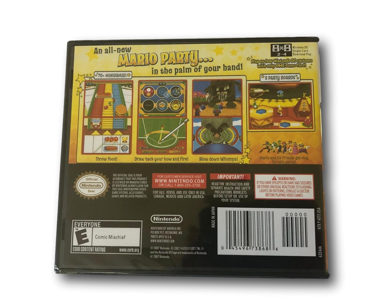 Brand New Sealed Mario Party – Nintendo DS Free Shipping