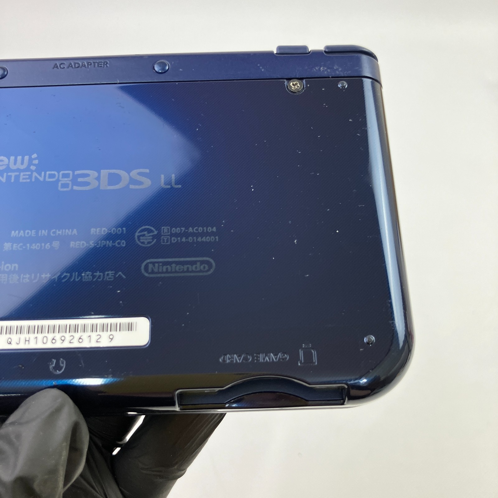 TOP IPS Nintendo new 3DS LL XL Metallic Blue Console Region Locked Japanese Only