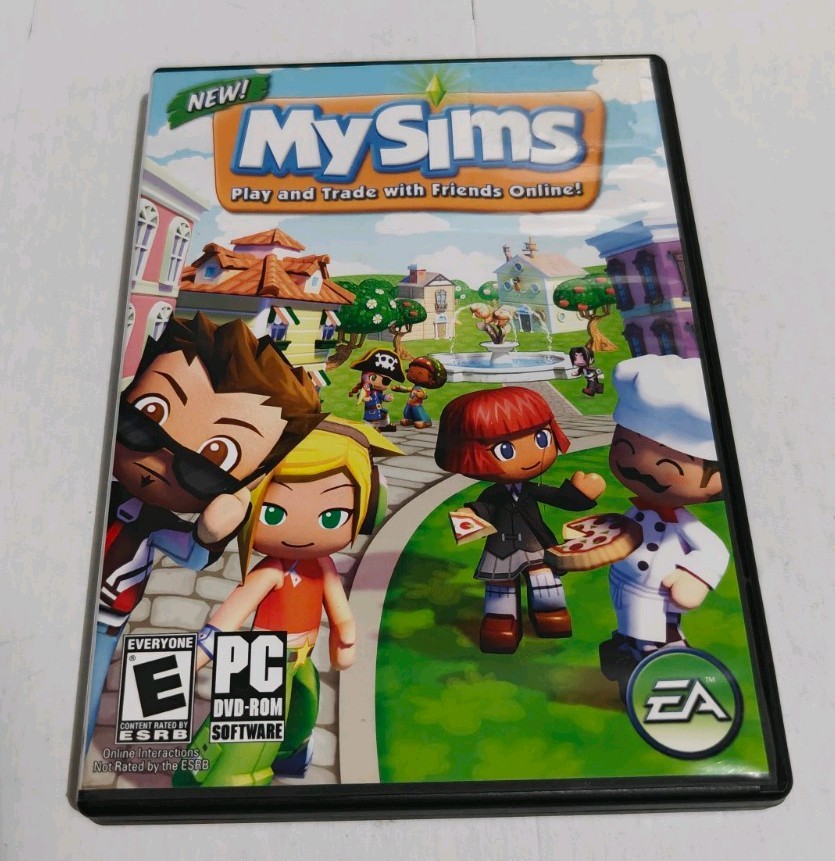 MYSIMS PC DVD-ROM COMPLETE EA LIFE SIMULATION GAME ONLINE TRADING VERSION