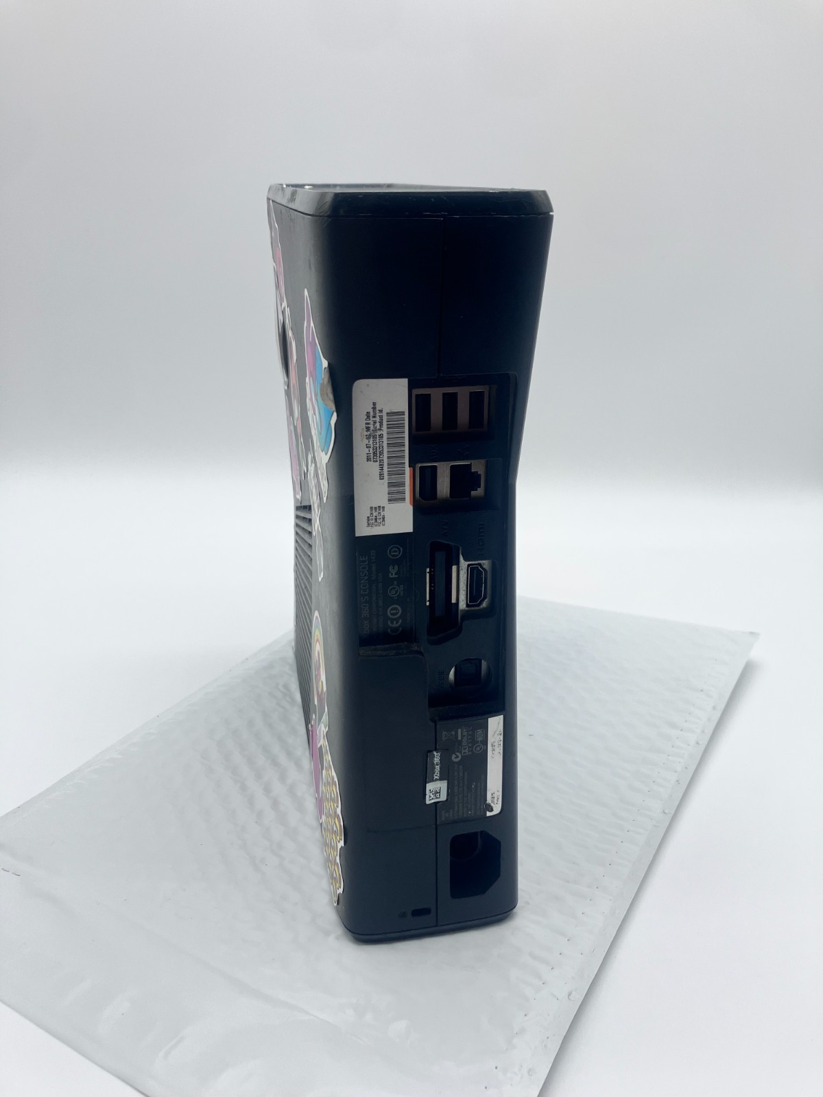 Microsoft Xbox 360 S Slim Black Console Model 1439 Tested Working 120 GB HD