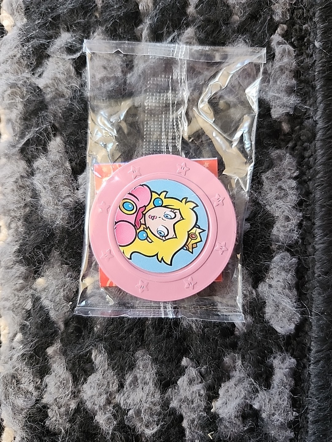 RARE PINK PRINCESS PEACH Frankford Wonder Ball Super Mario Bros Coin LOOK 👀