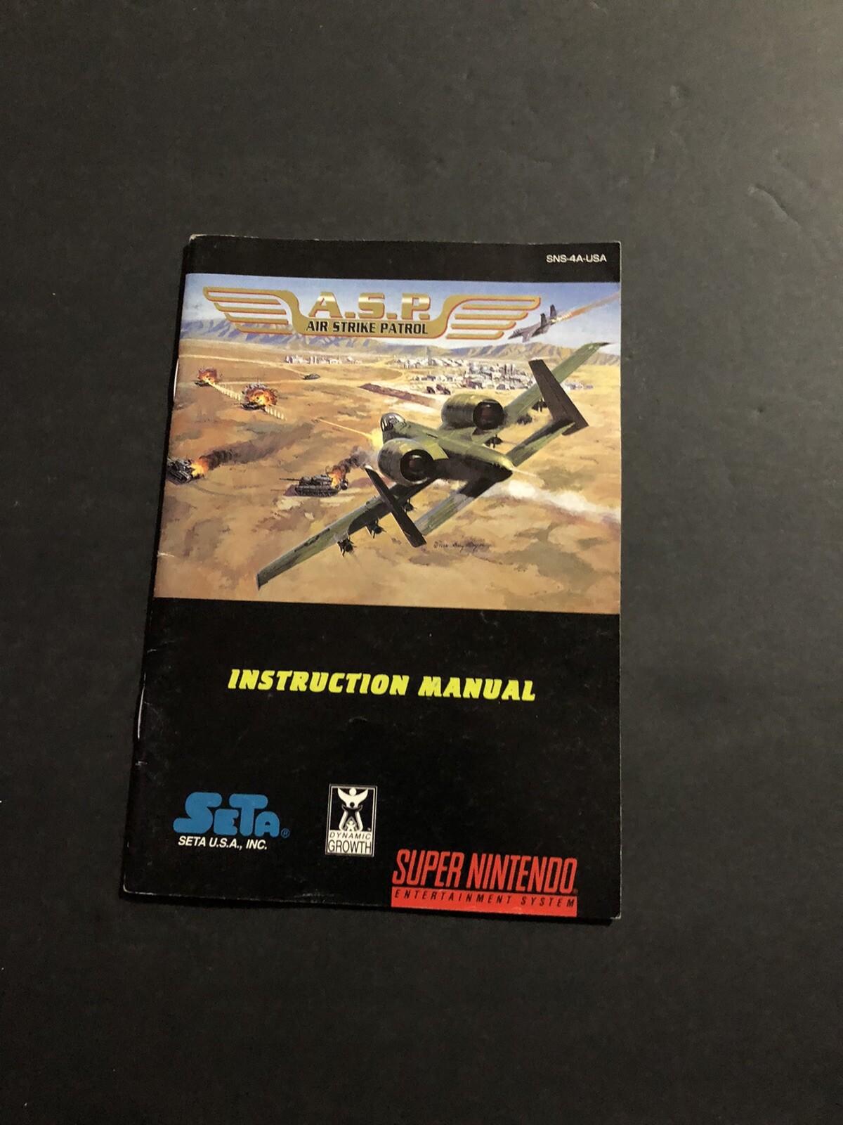 air strike patrol snes Manual Only