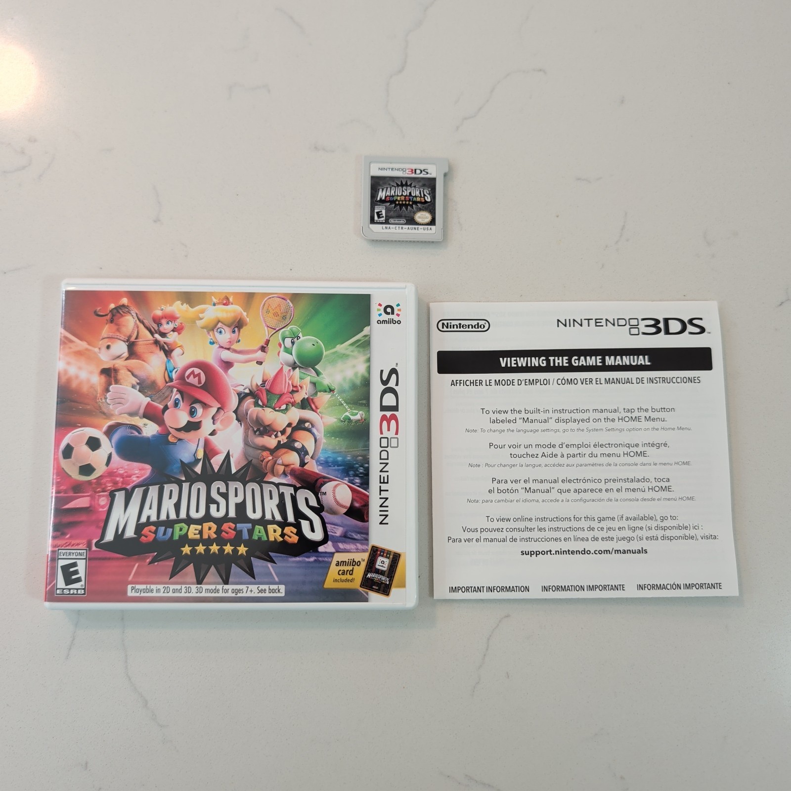 Mario Sports Superstars (Nintendo 3DS, 2017) Authentic, Tested & Working
