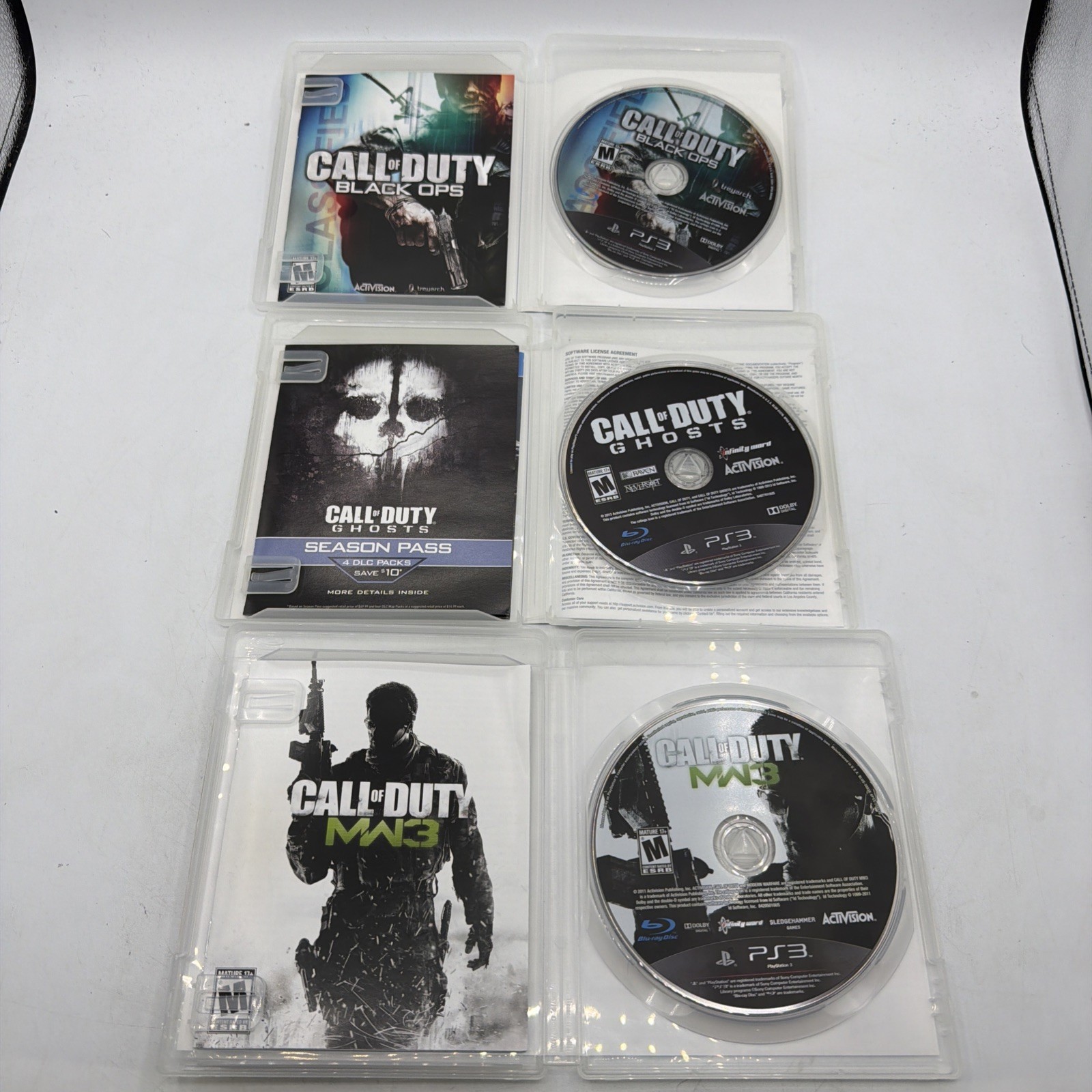 Lot of 13 Sony PlayStation 3 PS3 Games Toy Story Black Ops Ghosts MW3 Jurassic