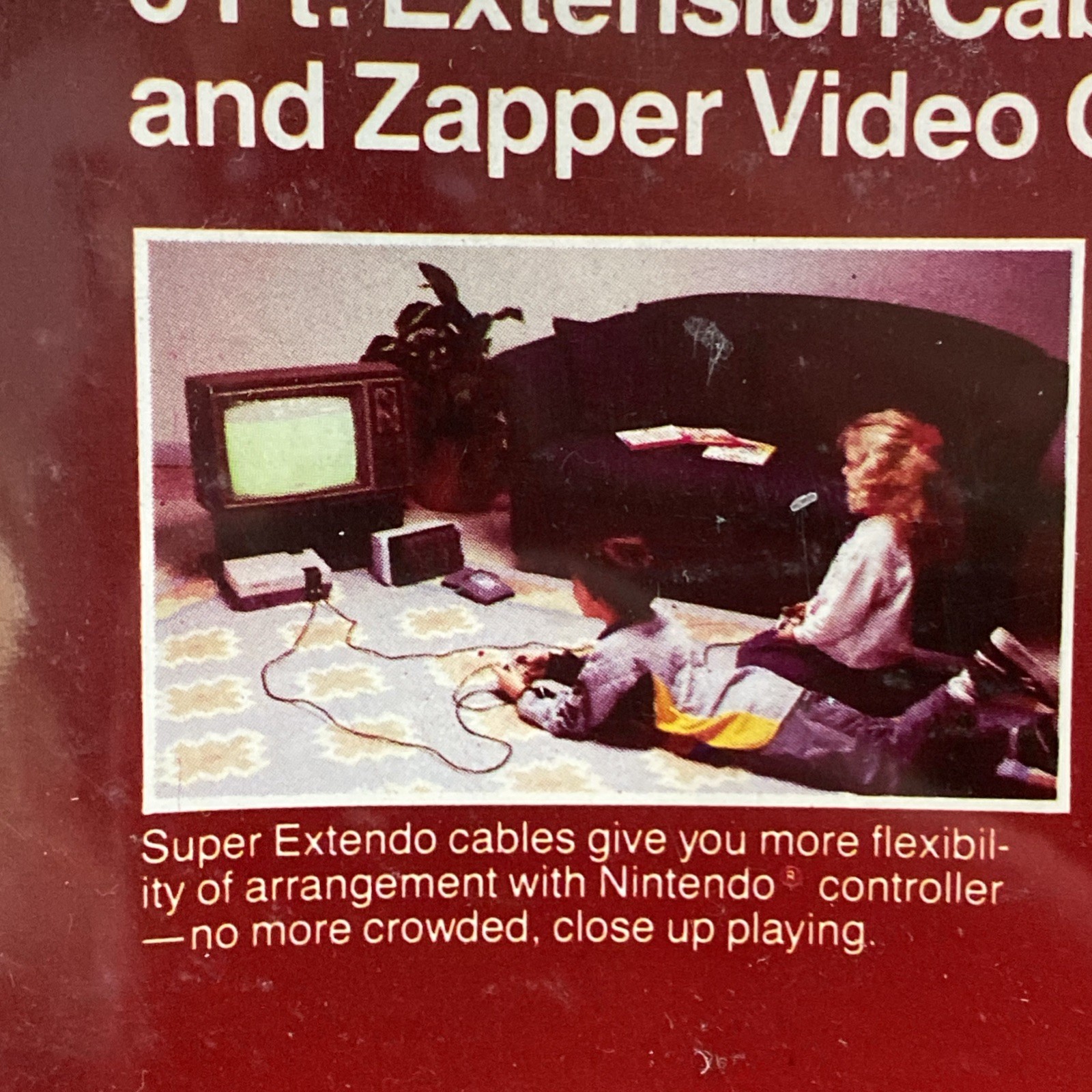 Vtg Curtis Super Extendo Extension Cables Nintendo NES Controller 6FT Gaming NEW
