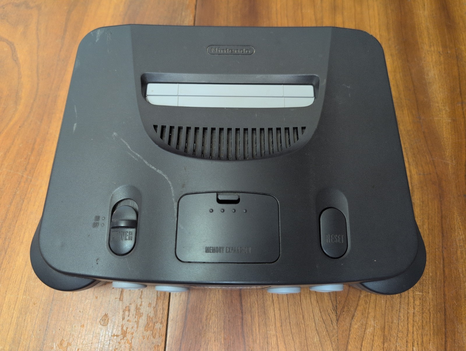 Nintendo 64 N64 Video Game Console w/Power Supply And Jumper Pak READ