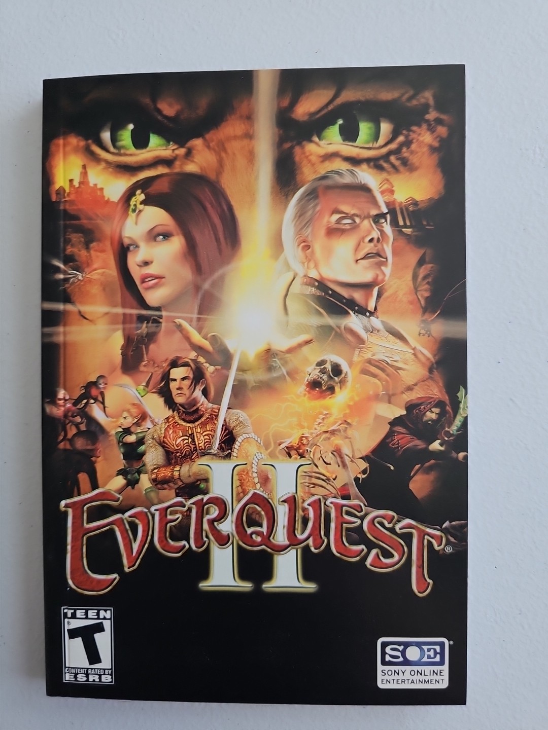 EverQuest II – DVD-ROM (PC, 2004) Complete w/ map + manual | 2 DVD set | Good