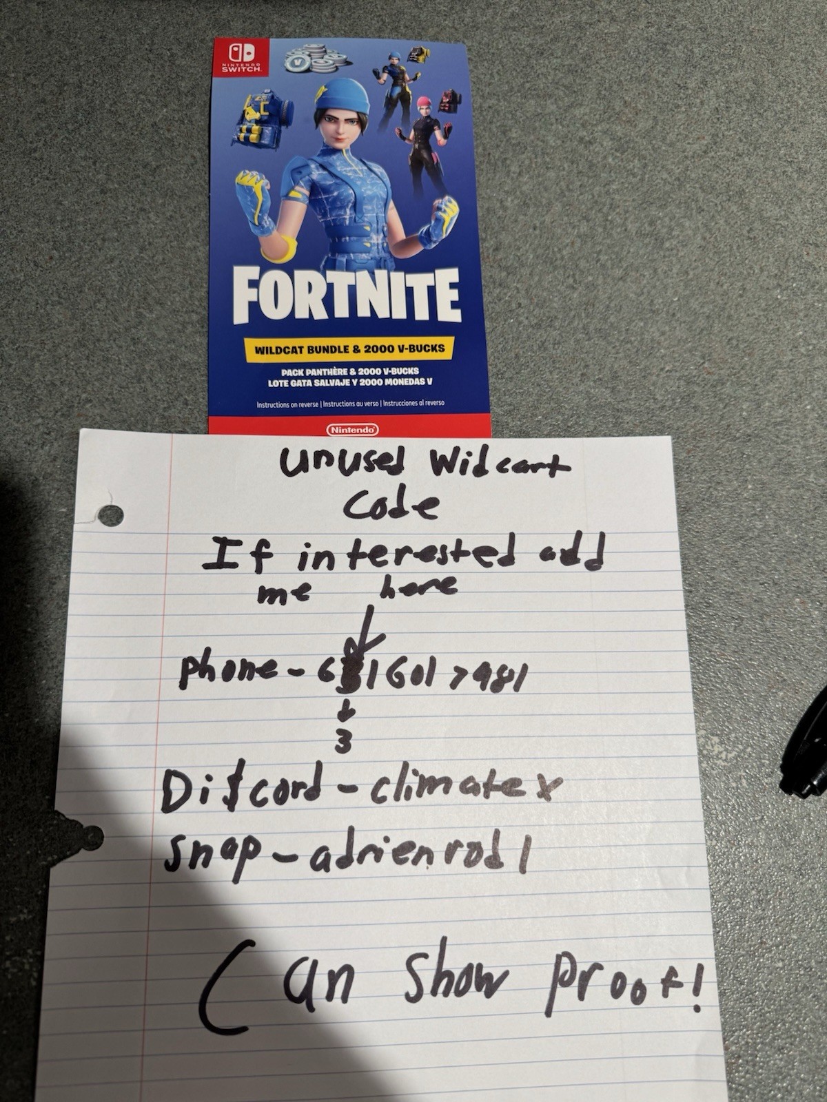 Wildcat Code Unscratched!! Read pape