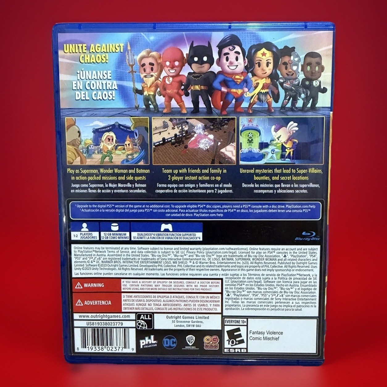 Justice League Cosmic Chaos PS4 Sony PlayStation 4 DC Comics BRAND NEW 🇺🇸