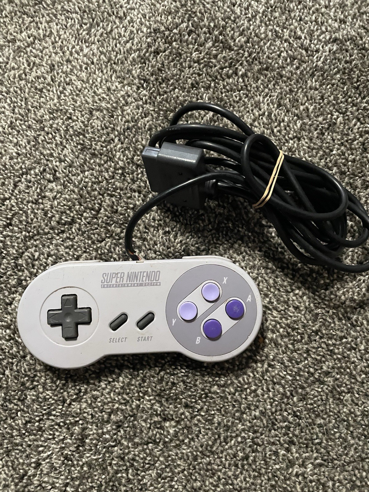 Super Nintendo SNES Jr. Console Gaming System CLV-201 Gray (READ)