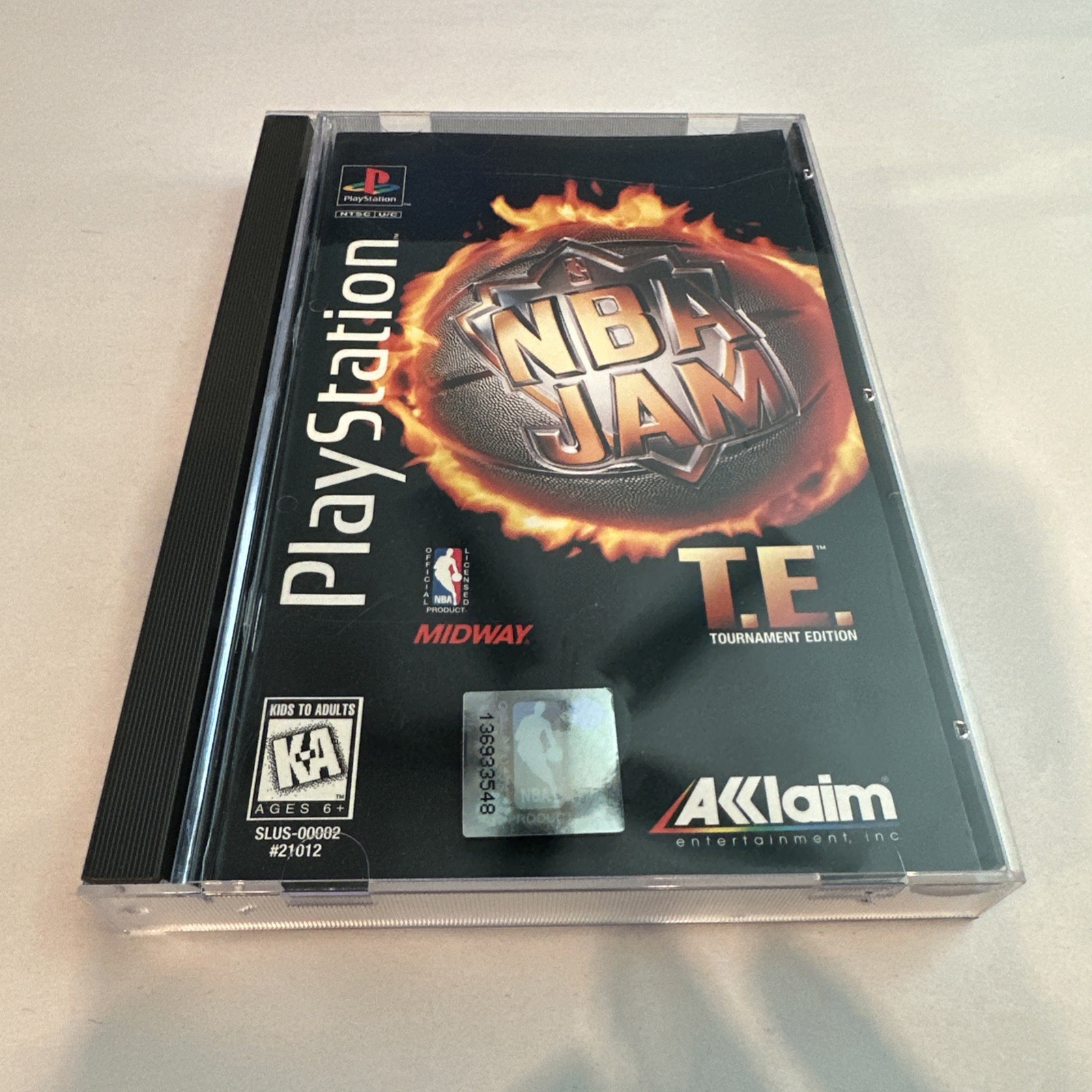 NBA Jam Tournament Edition (Long Box PS1) Complete Excellent Condition Reg Card