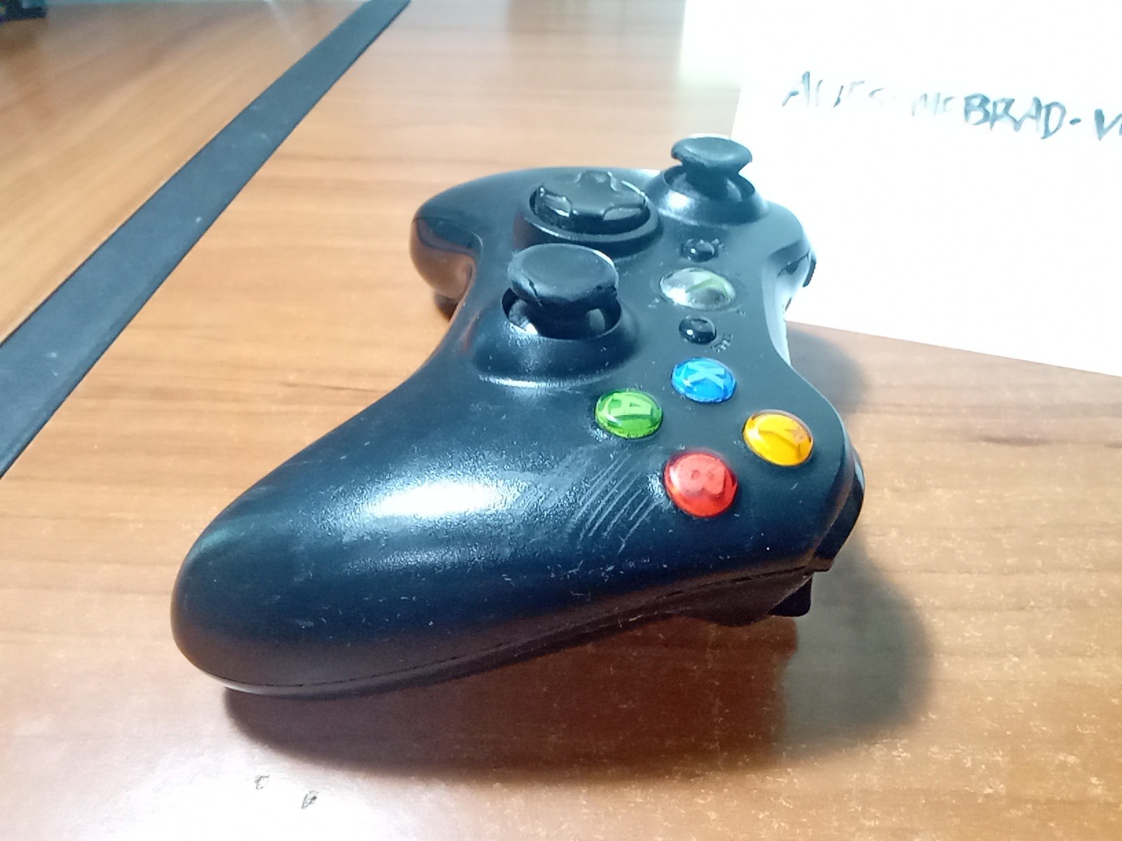 OEM Microsoft Xbox 360 Wireless Controller – Glossy Black *TESTED*