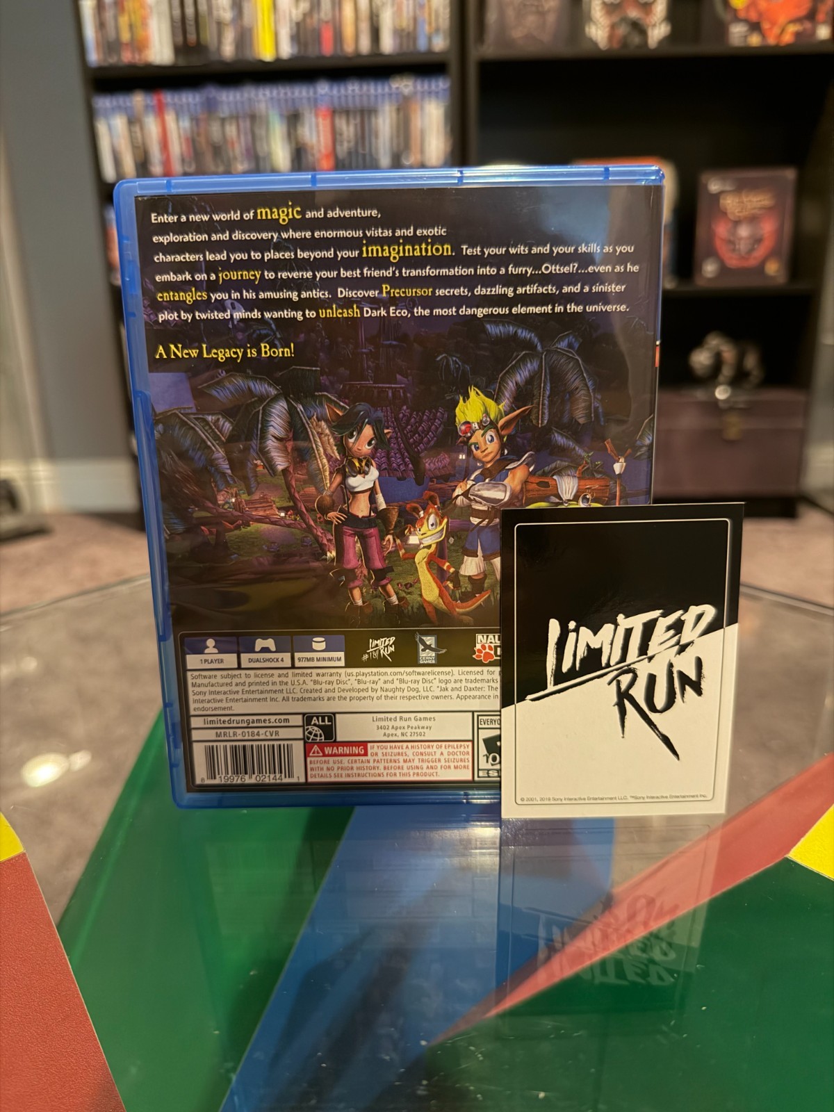 Jak and Daxter: The Precursor Legacy (PS4) – CIB w/ LRG Trading Card