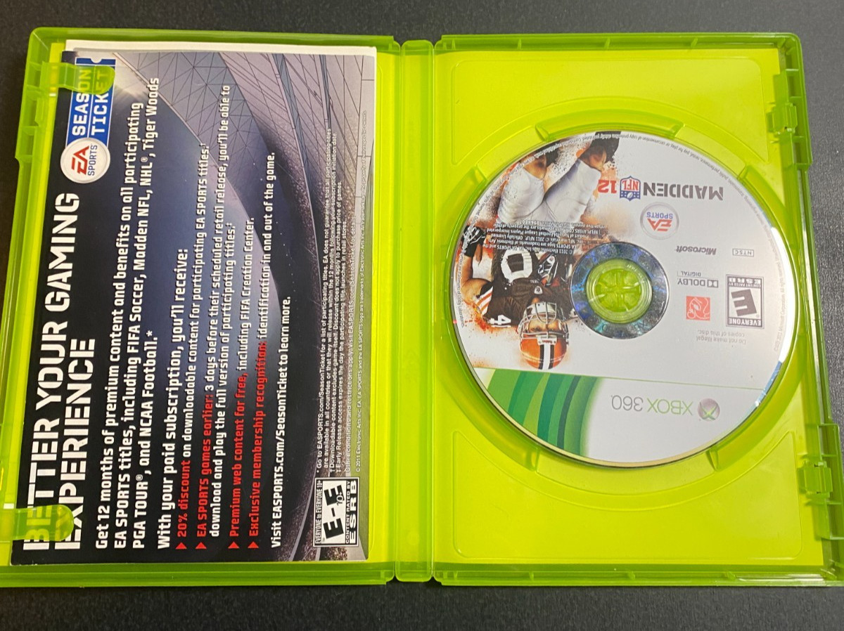Madden NFL 12 (Microsoft Xbox 360, 2011)