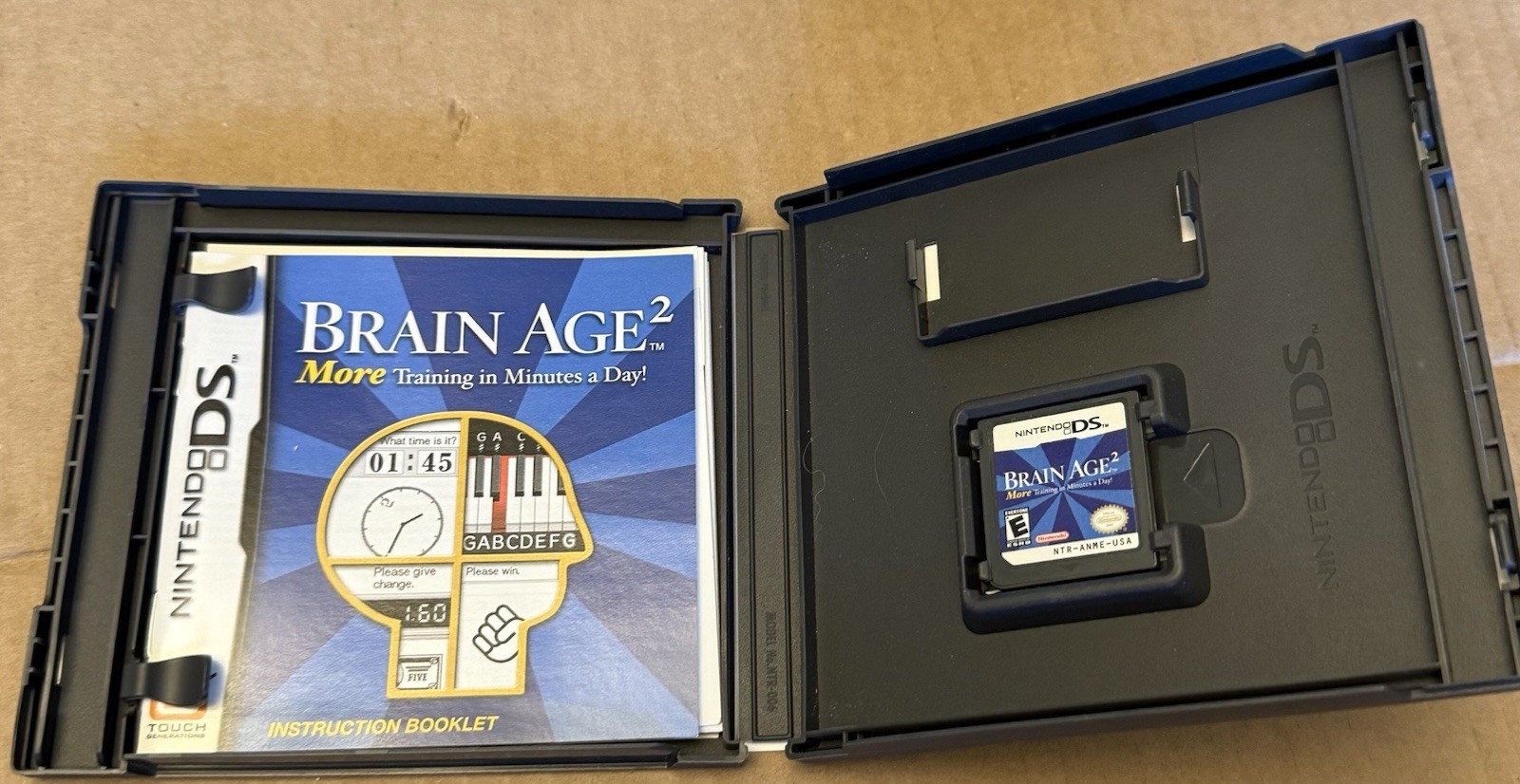 Brain Age: 1 & 2 Train Your Brain in Minutes a Day! (Nintendo DS 3DS) w/ Sudoku
