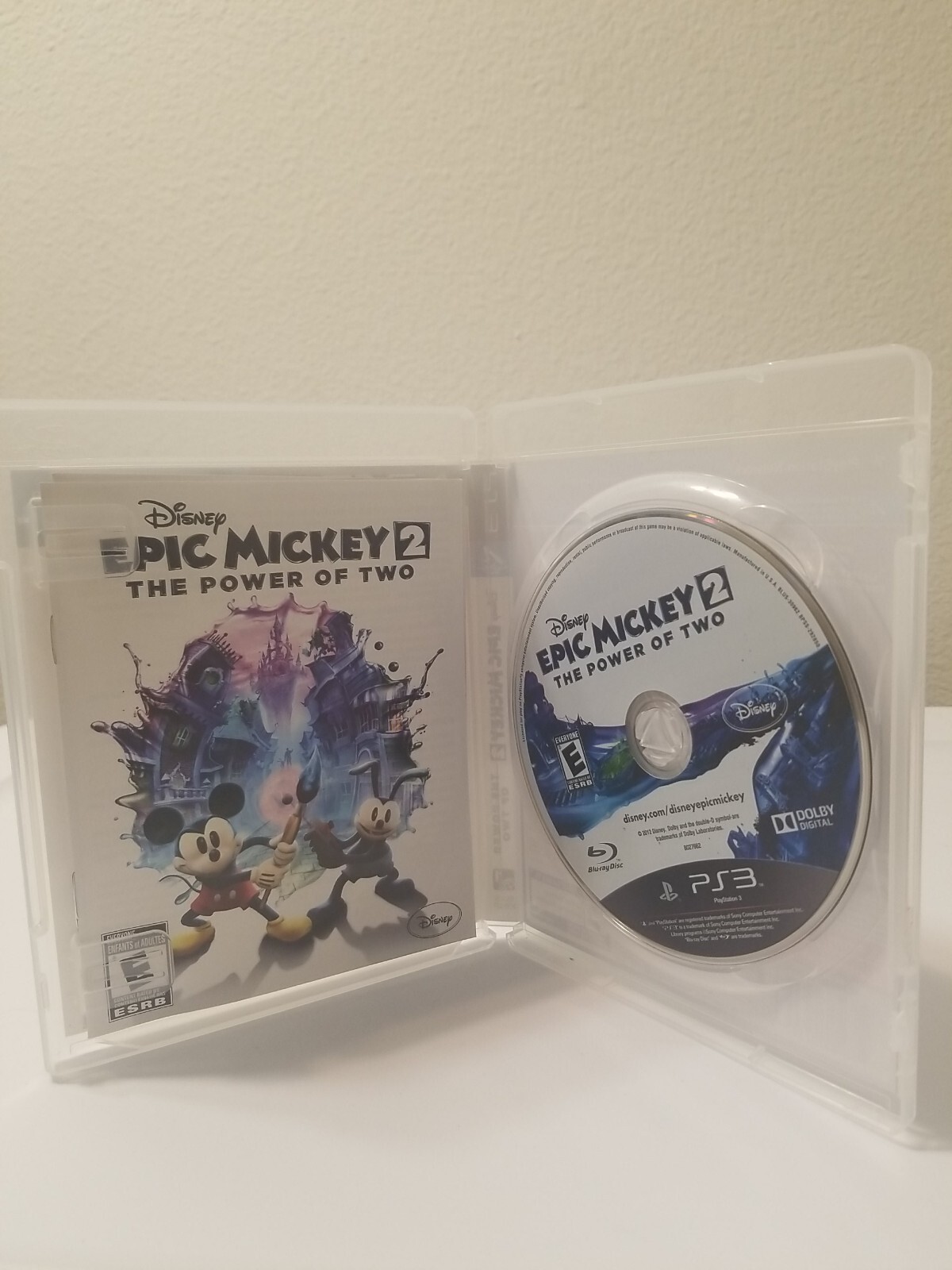 Disney Epic Mickey 2: The Power of Two Sony PlayStation 3 PS3 Complete Tested