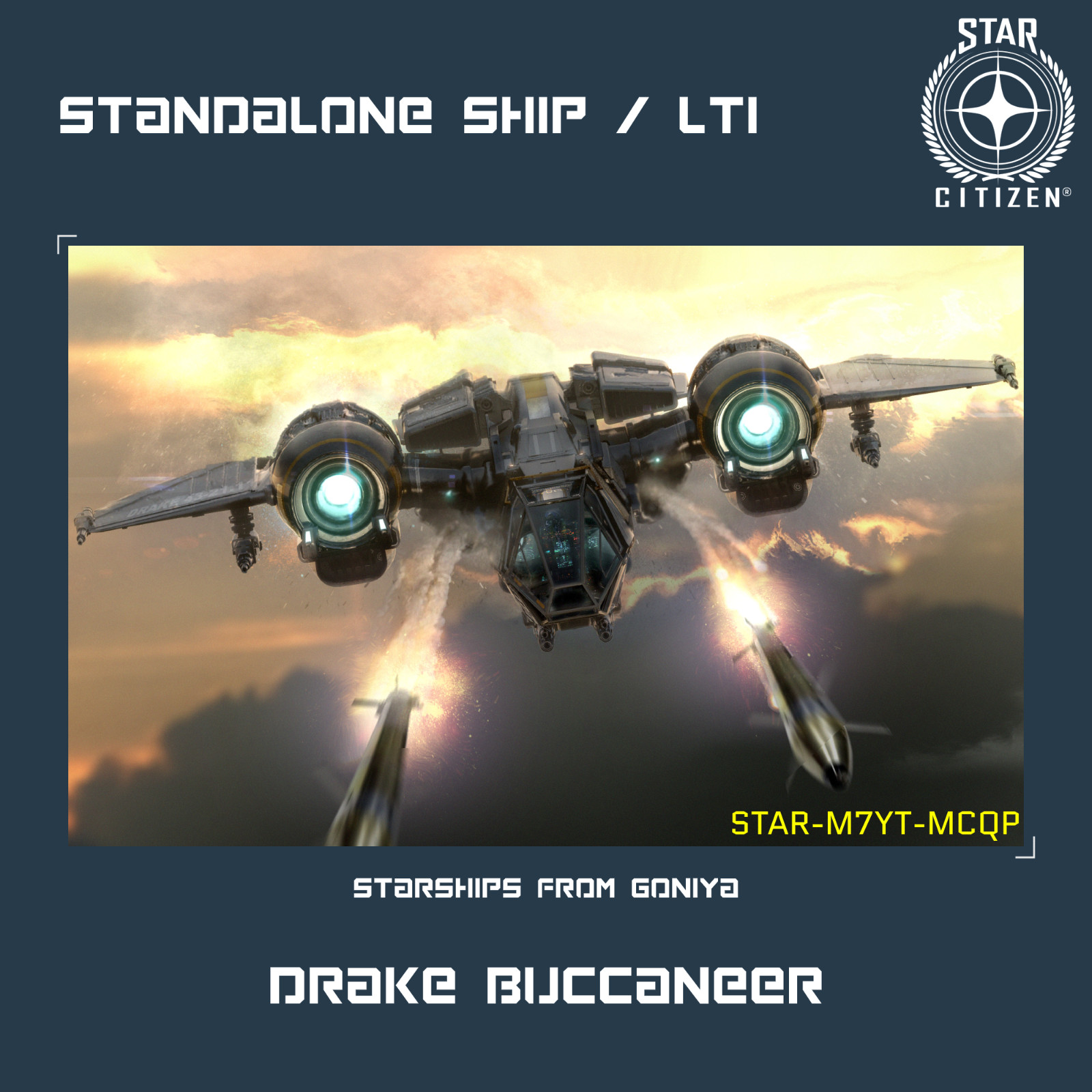 STAR CITIZEN – DRAKE BUCCANEER – LTI – CCU’d – (Lifetime Insurance)