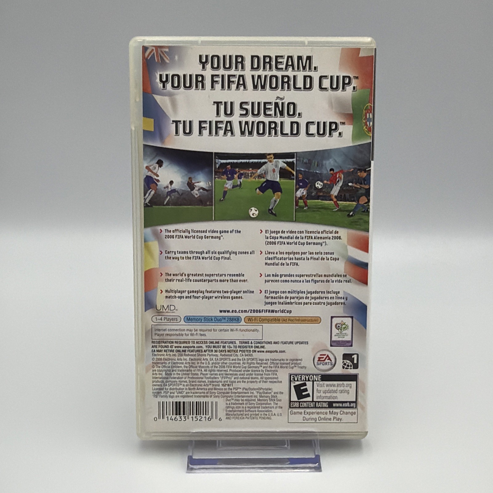 2006 FIFA World Cup Soccer Sony PSP, 2006 w/ Manual Complete Portable, CIB VGC