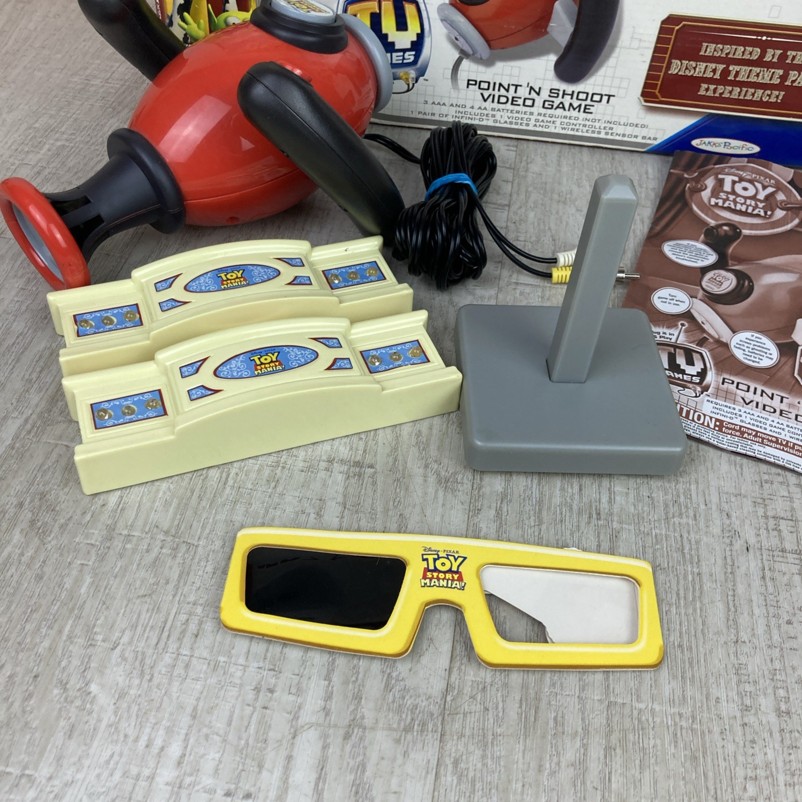 Toy Story mania Point And Shoot Game – Original Packaging Complete In Box Tested