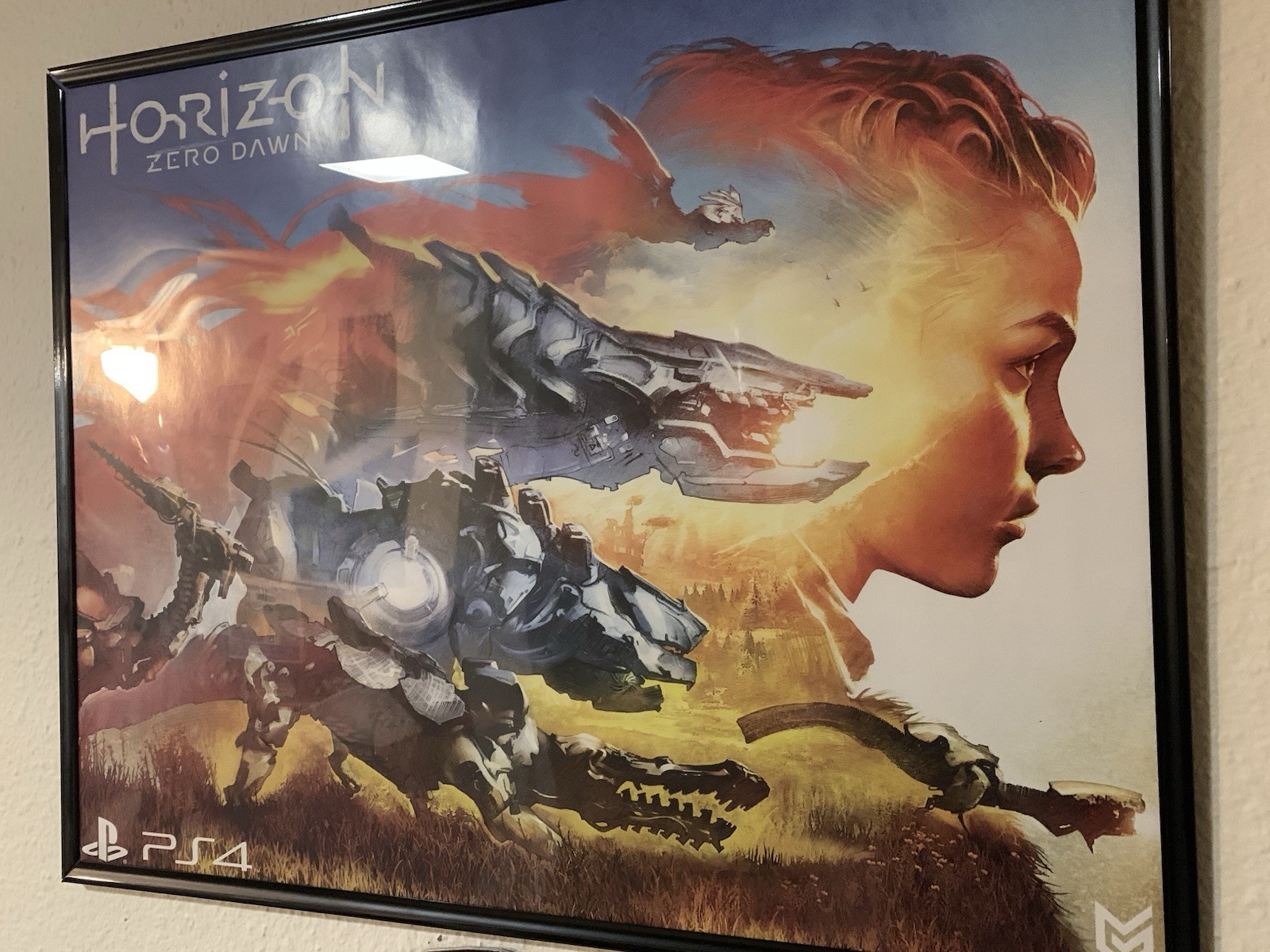Horizon PS4 Aloy double-sided poster FRAMED 20” x 14“￼