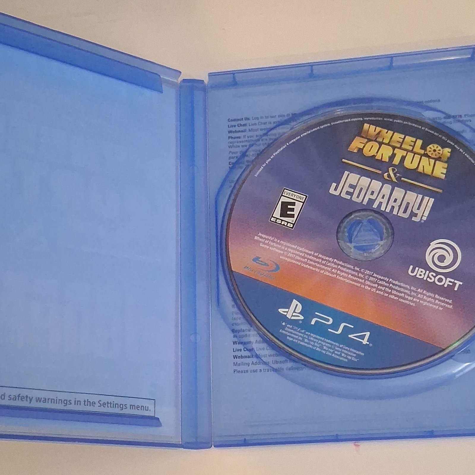 Ubisoft Wheel of Fortune & Jeopardy! PS4 Online Playability E 2017