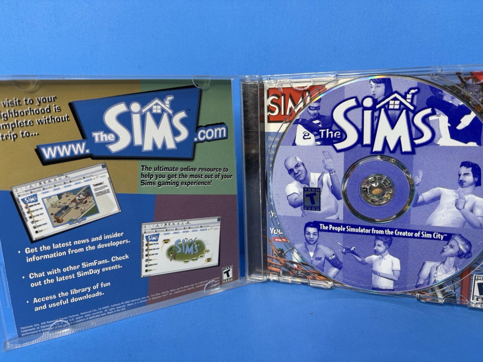 The Original Sims PC CD-ROM Lot Vanilla Game + 4 Expansion Sets Magic Medieval
