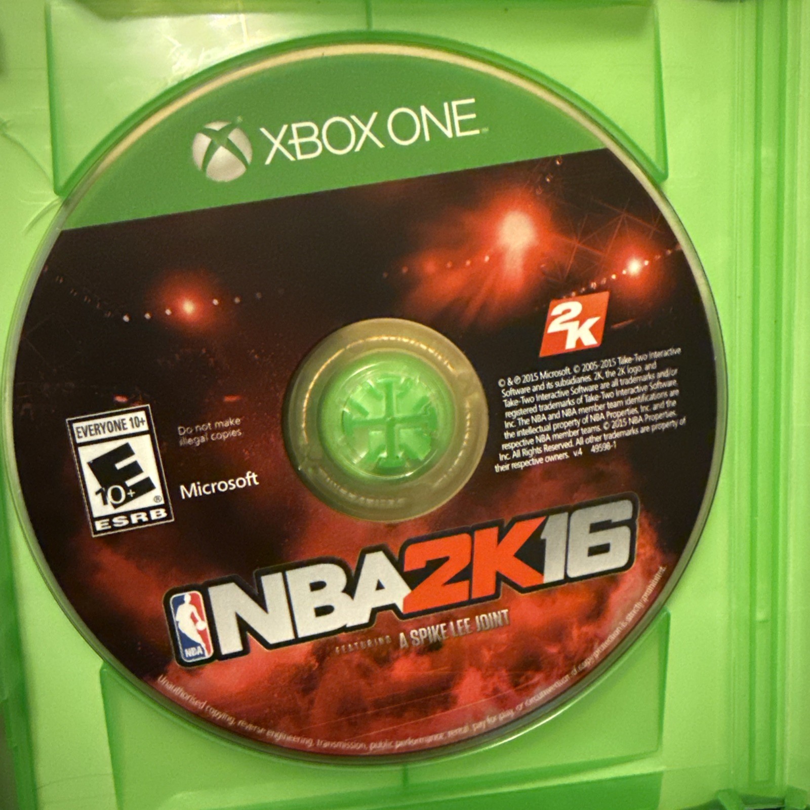 Michael Jordan NBA 2K16 Ft A Spike Lee Joint (Microsoft Xbox One, 2015)