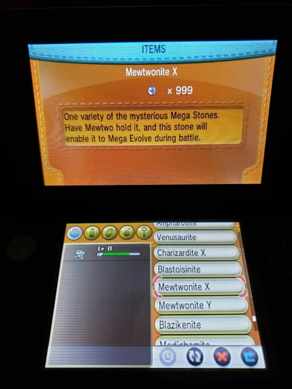 Pokemon Y ALL 721 Pokemon Living Dex Shiny or Nonshiny All Items and Money 3DS