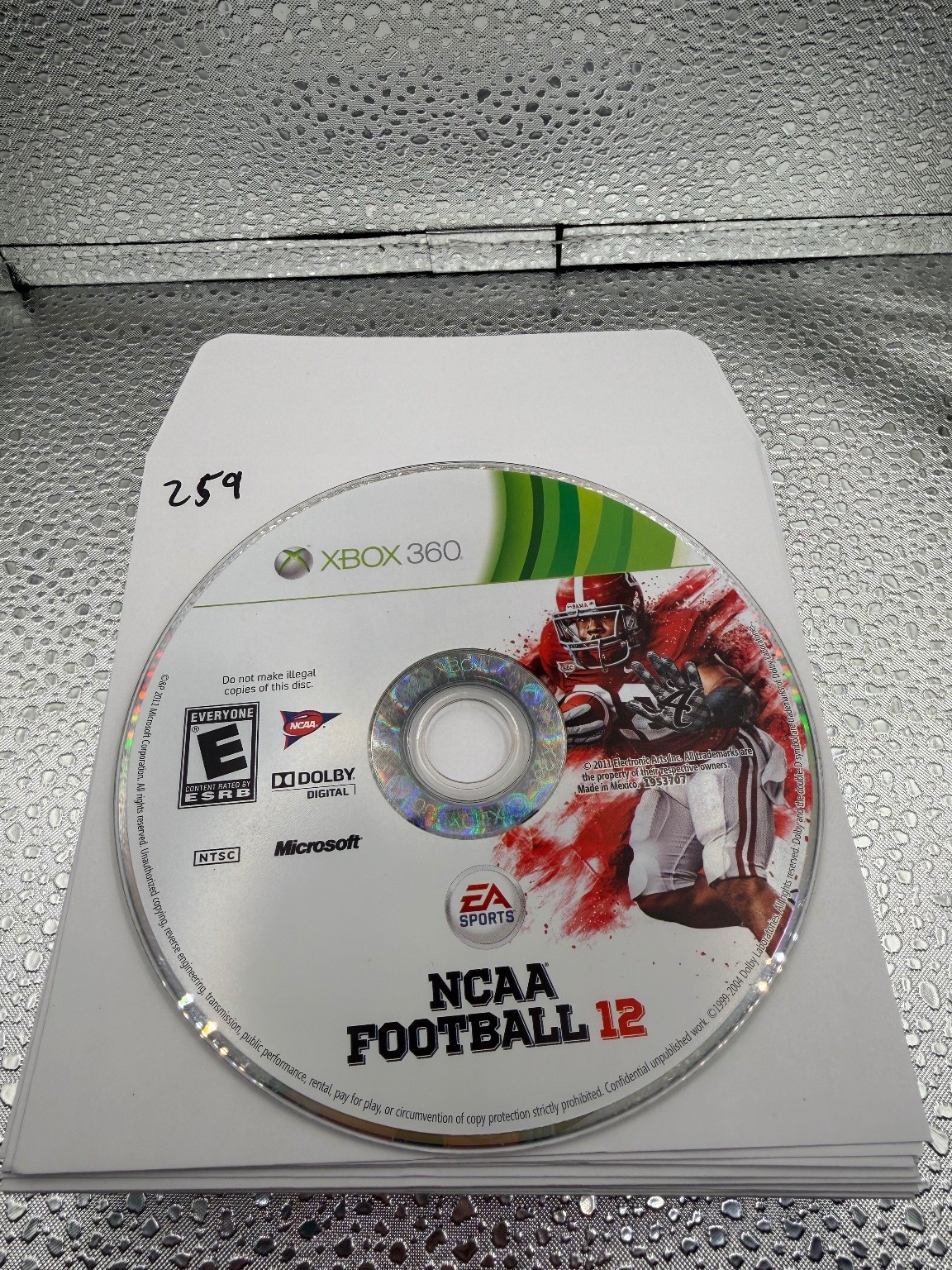 NCAA Football 12 Xbox 360 Video Game EA Sports NTSC Football