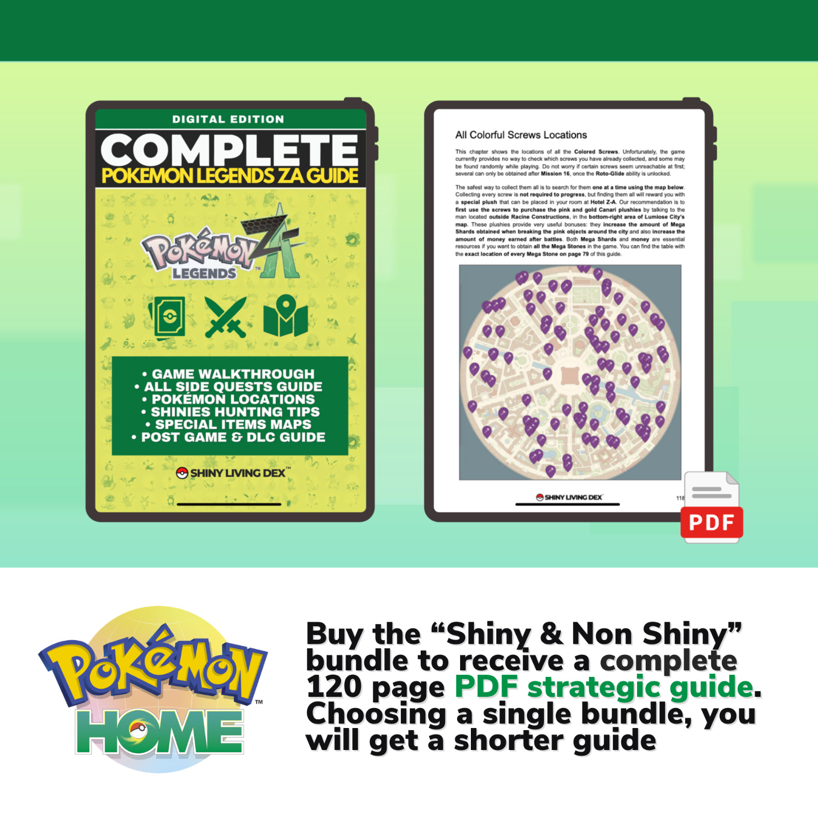 Legends Pokémon Z-A Complete Shiny Living Dex & Strategy Guide ZA Z A Pokedex IV