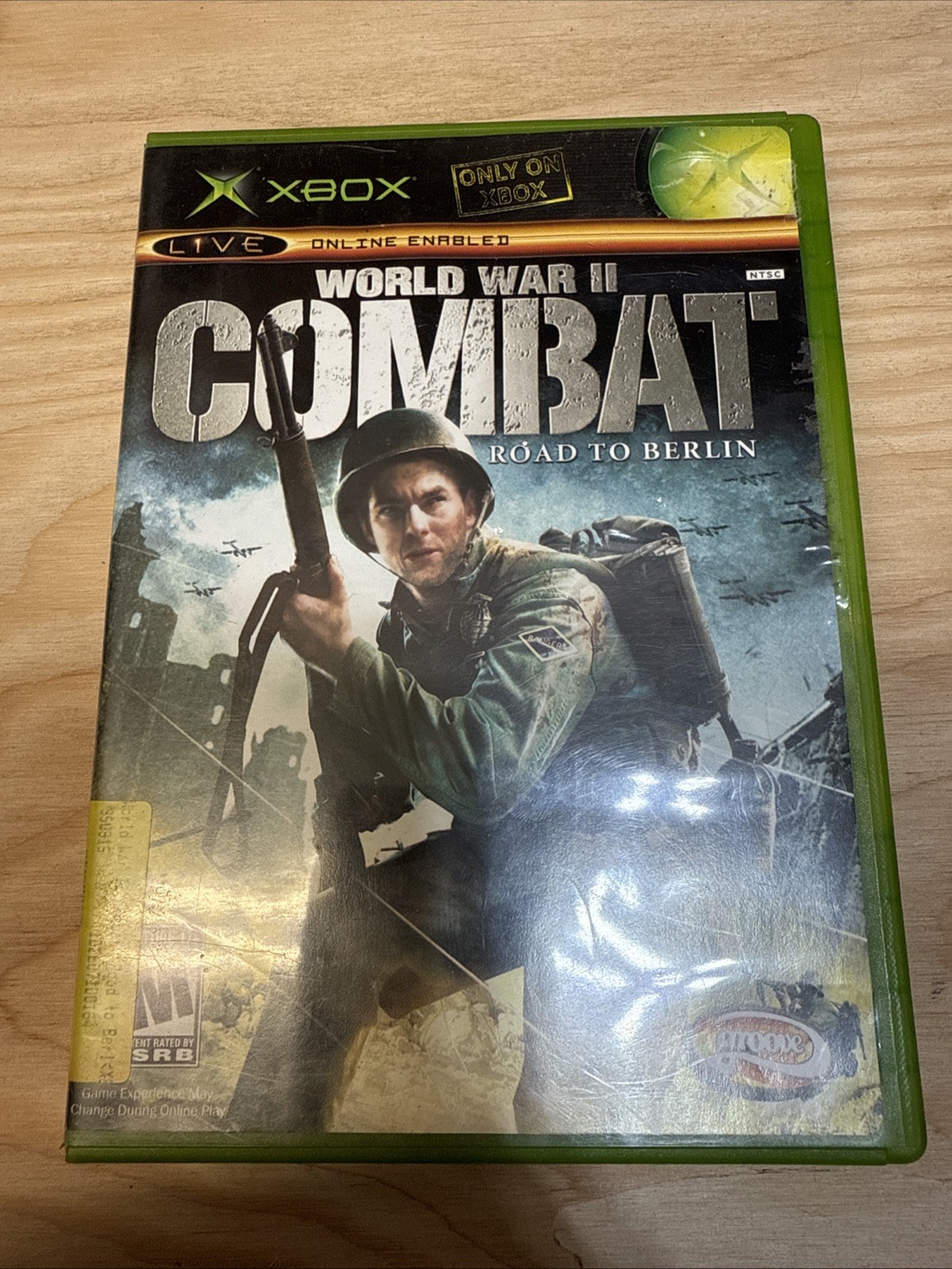 World War II Combat: Road to Berlin (Microsoft Xbox, 2006) CIB Verified Working