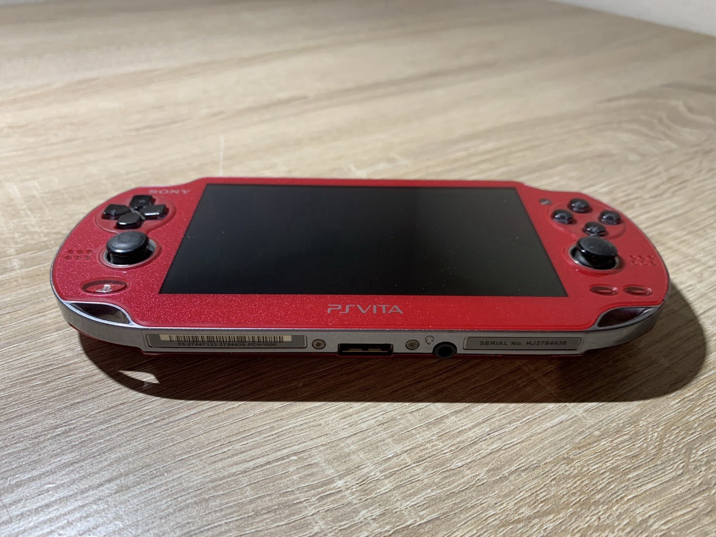 0867 Sony PlayStation PS Vita PCH-1000 Cosmic Red Very Good TESTED