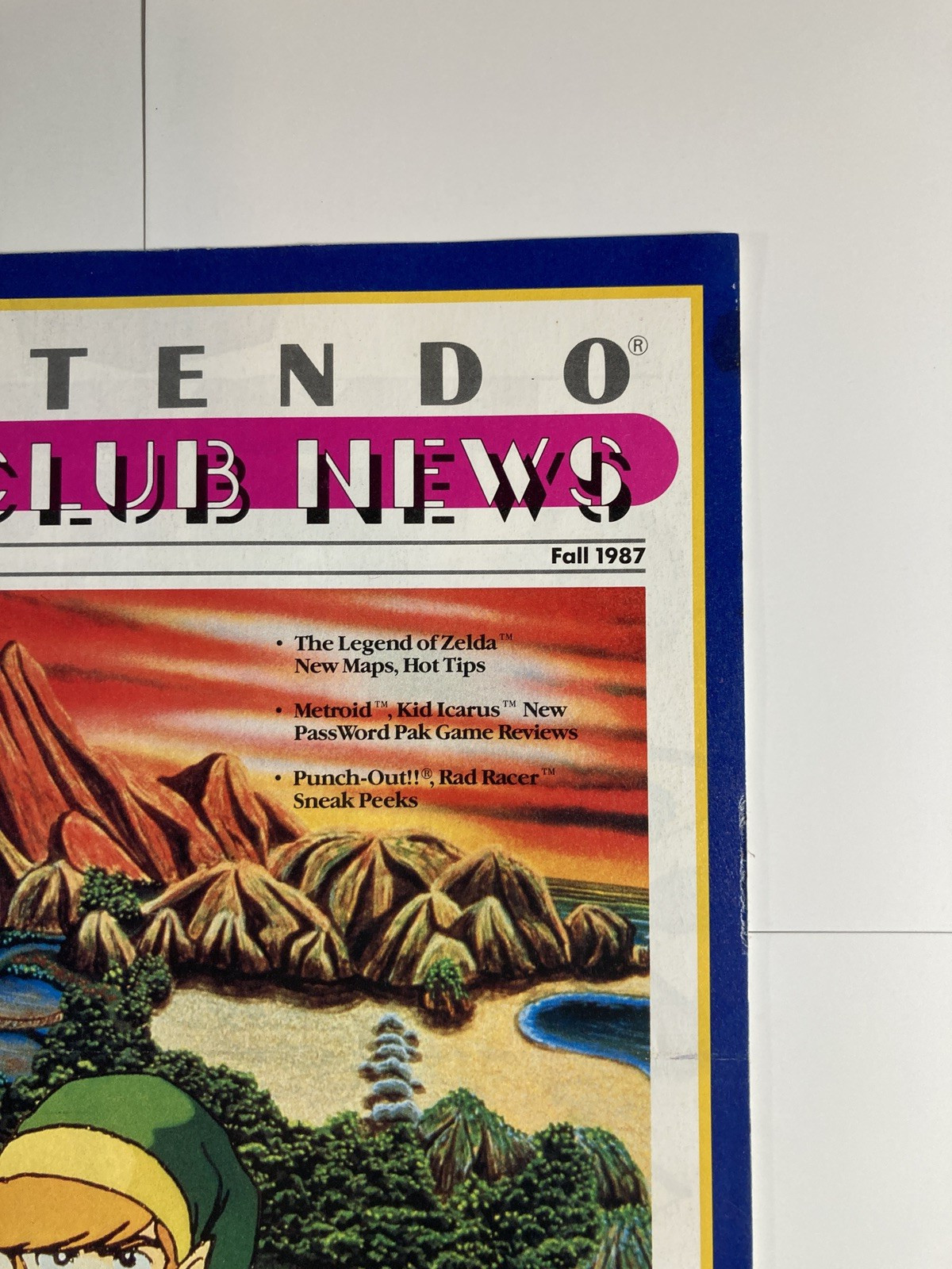 Nintendo Fun Club News Volume 1 Issue #3 Fall 1987 Legend of Zelda -RARE – Look!